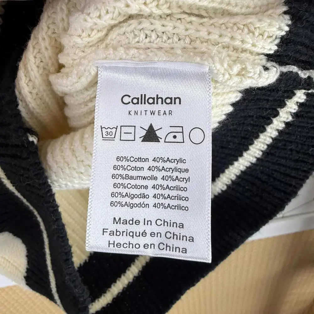 Callahan from Anthropologie Cream Relaxed Fit Collegiate Cardigan - Size - XS - Picture 8 of 8